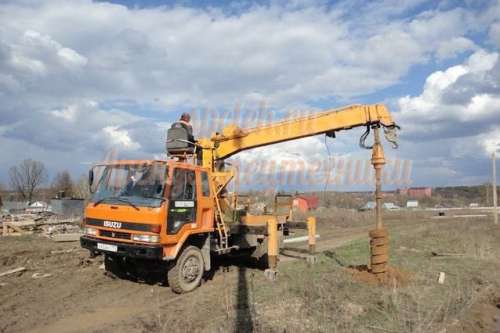 Услуги бурения под сваи